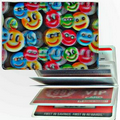 3D Lenticular ID / Credit Card Holder (Smiley Face with Sunglasses)